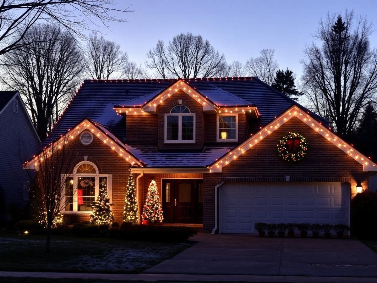 Christmas Light Installation